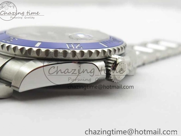 LB Dial EWF SS Bracelet Black A3235 Submariner on 41mm 126619 Ceramic Blue 0421